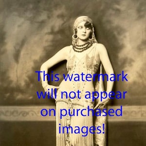 Old Vintage Antique EXOTIC BELLY DANCER Photo Reprint