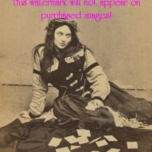 CIRCUS FORTUNE TELLER Vintage Photo Reprint