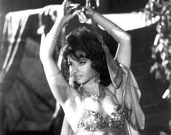 Hermosa BAILARINA DEL VIENTRE EXÓTICA 7 Antigua Vintage Antique Photo Reimpresión