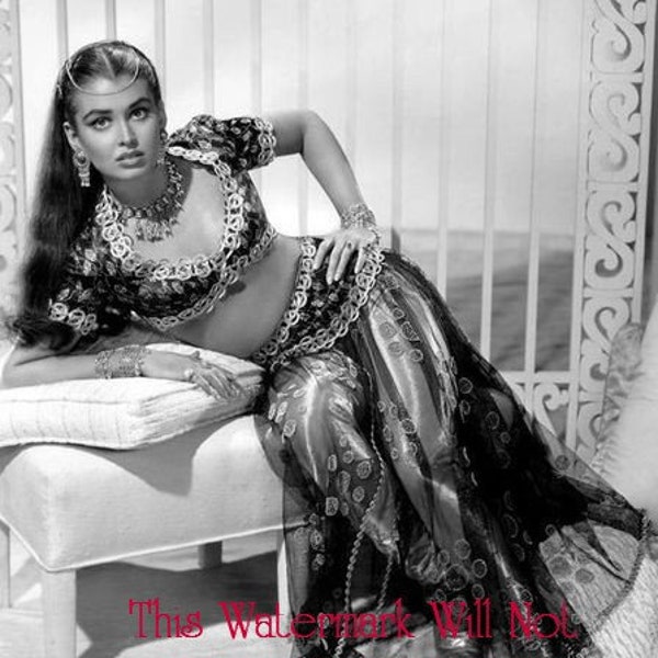 Old Hollywood Studios Classic Actress BELLY DANCER B&W Photos Reprint Photographs Portraits Wall Art Decor 25