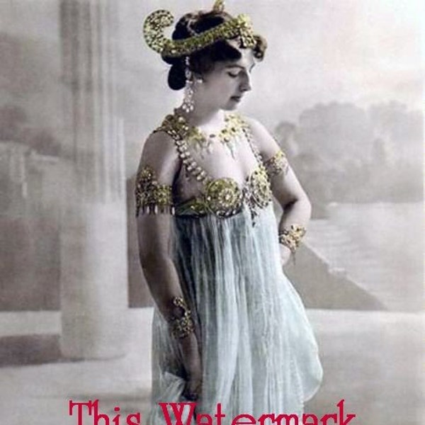 Old Hollywood Studios Classic Actress BELLY DANCER Hand Tinted Photos Photographs Portraits Wall Art Decor 17