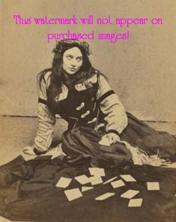 CIRCUS FORTUNE TELLER Vintage Photo Reprint Etsy
