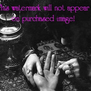 Réimpression de photos de diseuse de bonne aventure antique gitane antique vintage