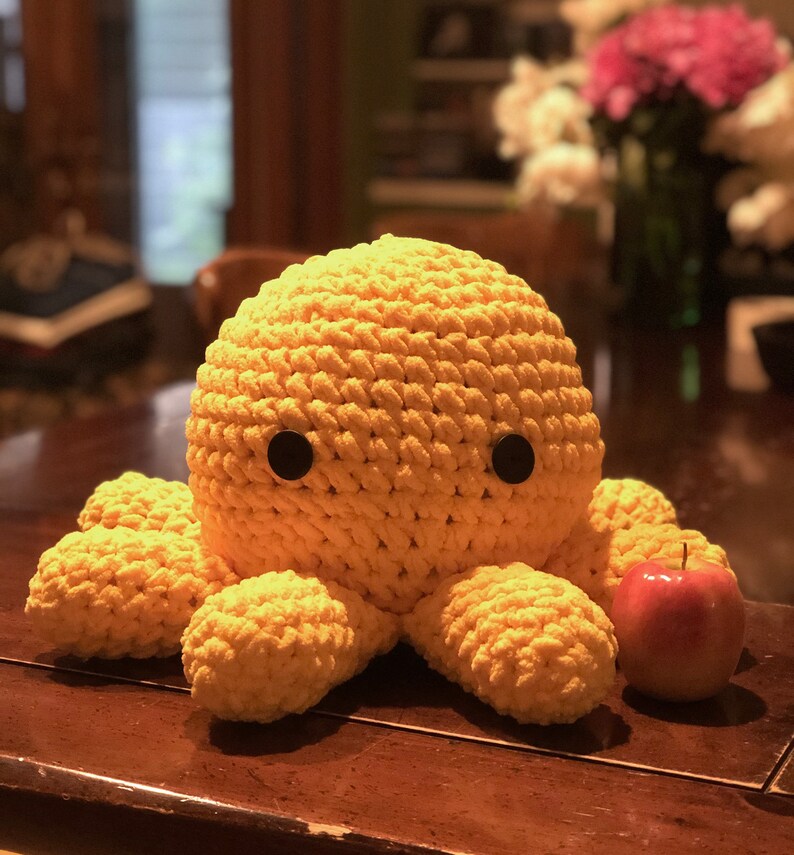 Giant Octopus Stuffed Zoo Animal Plush Toy Baby Gift Etsy