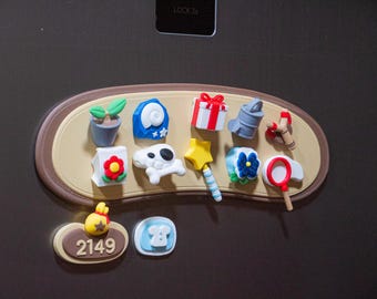 Bring the Magic of Animal Crossing to Your Fridge! – Fun Collection of 12 Inventory Item Magnets