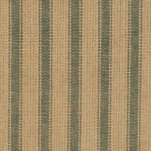 May include: A close-up of a woven fabric with alternating stripes of tan and dark green.