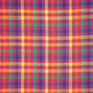 Cotton Material | Homespun Material | Check Material | Multi Color Check Sewing Craft Doll Making Rag Quilt Material