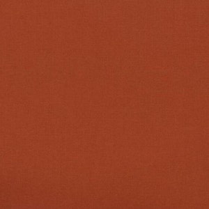 Rust Solid Color 100% Combed Cotton Fabric | Quilt Apparel Doll Making Home Decor Sewing Fabric