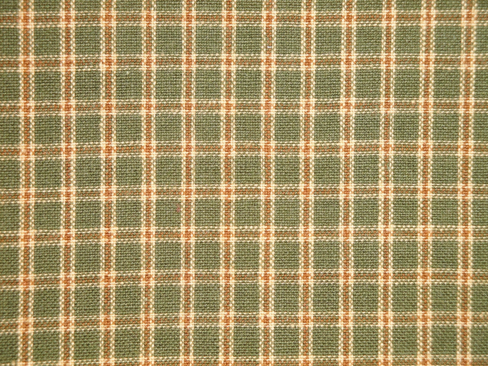 Sage Green Plaid Homespun Fabric Fat Quarter Bundle Of 2 Etsy
