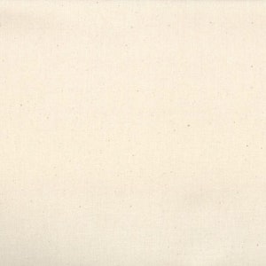 60 Inch Premium Unbleached Cotton Muslin Fabric | Doll Making Craft DIY Quilt Home Decor Sewing Fabric | Muslin Sold By The Yard