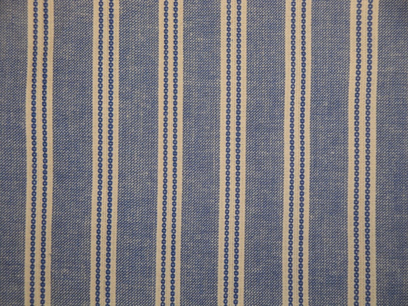 Diamond Textiles Blue Americana Stripe Homespun Fabric Primitive Farmhouse Country Cottage Cabin Home Decor Quilt Apparel Fabric image 6