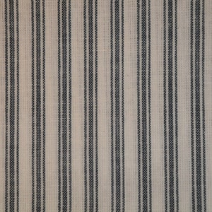 Blue And White Ticking Material | Blue Stripe Cotton Material | Homespun Material | Homespun Ticking Material | Rag Quilt Material