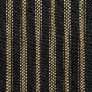 Dunroven House Homespun Black Stripe Ticking Fabric | Striped Cotton Fabric | Primitive Cotton Quilt Apparel Bedding Home Decor Fabric