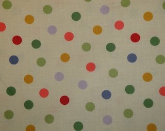 Celebrations Juvenile Multi Color Poke A Dot Cotton Fabric | Quilt Clothing Doll Making DIY Sewing Fabric