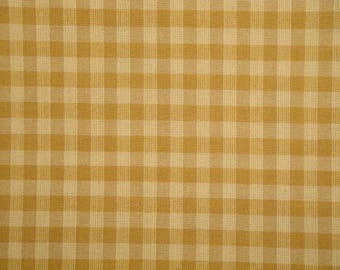 Dijon Large Check Primitive Woven Cotton Homespun Fabric | Farmhouse Cabin  Rustic Check Fabric |  Curtain Home Decor Bedding Apparel Fabric