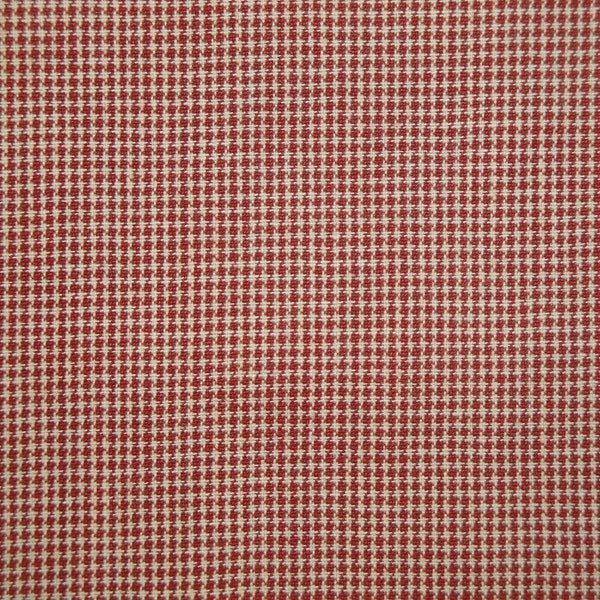 Diamond Textiles Americana Barn Red Fine Check Homespun Fabric | Farmhouse Rustic Country Cottage Cabin Home Decor Cotton Fabric FAT QUARTER