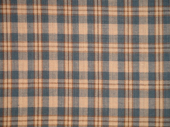 Honey 4 Gold Yellow Plaid Homespun Cotton Fabric - Sold by the Yard