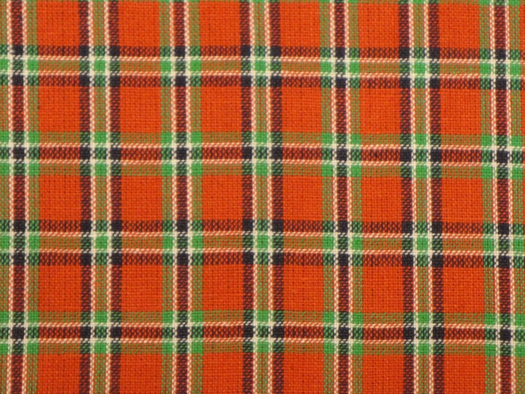 Plaid Material | Cotton Homespun Material Large Red Window Pane Plaid ...