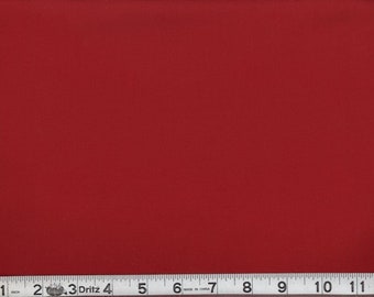 Blood Red Solid Color 100% Combed Cotton Fabric *  Holiday Christmas Valentine Quilt Apparel Doll Making Home Decor Sewing Fabric