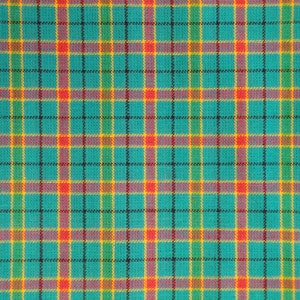 Homespun Fabric | Cotton Fabric | Plaid Fabric | Aqua Color Plaid Fabric | Woven Homespun Fabric | Primitive Fabric | Rag Quilt Fabric