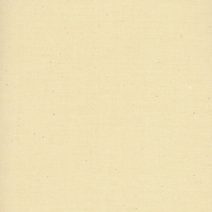 Unbleached Natural Aurora Cotton Muslin Fabric | Doll Making Craft DIY Home Decor Quilt Sewing Fabric