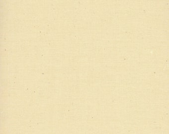 Unbleached Natural Aurora Cotton Muslin Fabric | Doll Making Craft DIY Home Decor Quilt Sewing Fabric