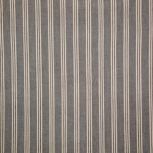 Diamond Textiles Vintage Collection Black Cream Stripe Homespun Fabric | Farmhouse Country Cabin Home Decor Quilt Craft Cotton Sewing Fabric