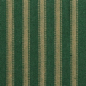 Stripe Homespun Ticking Material | Green And Tea Dye Stripe Ticking Material | Primitive Cotton Home Decor Material | 1 FAT QUARTER