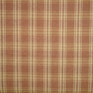Dunroven House Brown And Tea Dye Catawba Plaid Woven Cotton Fabric | Primitive Sewing Quilt Apparel Rustic Cabin Country Home Decor Fabric
