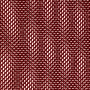 Remember When Civil War Reproduction Red Cotton Sewing Fabric With Small Cream Design | Primitive Old Antique Vintage Look Calico Fabric