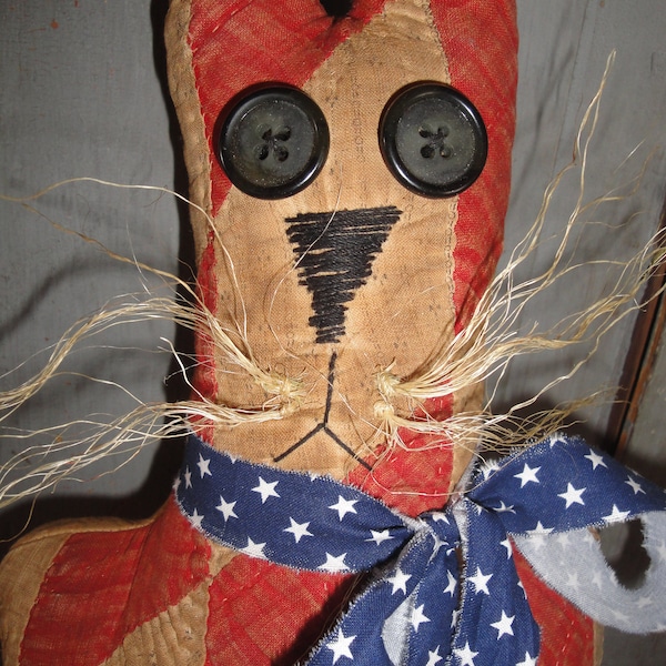 Antique Cloth Rabbit - Etsy