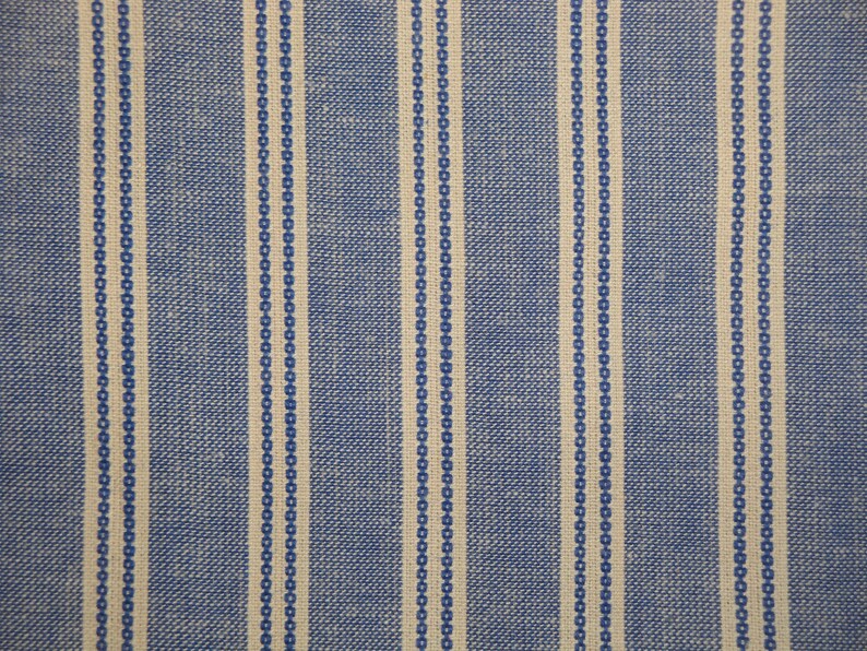 Diamond Textiles Blue Americana Stripe Homespun Fabric Primitive Farmhouse Country Cottage Cabin Home Decor Quilt Apparel Fabric image 5