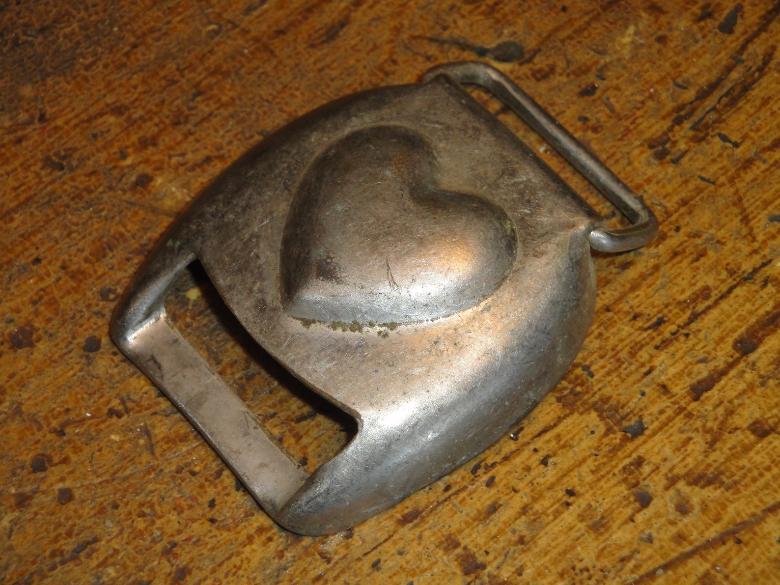 Vintage Metal Heart Horse Harness Buckle Cover Civil War Era Etsy