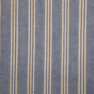 Diamond Textiles Blue Americana Stripe Homespun Fabric Primitive Farmhouse Country Cottage Cabin Home Decor Quilt Apparel Fabric image 1