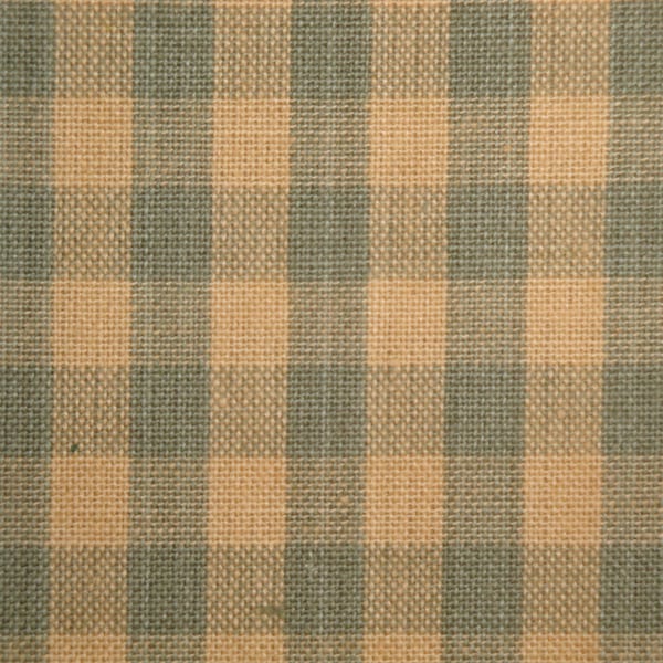 Sage Green Large Check Homespun Fabric | Cotton Quilt Apparel Home Decor Primitive Rustic Country Farmhouse Cabin Fabric FAT QUARTER