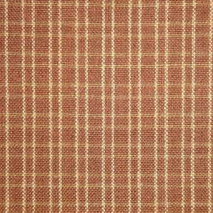 Dunroven House Brown Tea Dye Double Pane Plaid Fabric | Primitive Sewing Fabric | Cotton Rag Quilt Wreath Fabric | Rustic Home Decor Fabric