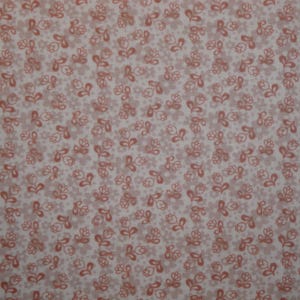 Vintage Inspired Grandma&#39;s Memories Pink 1930&#39;s Reproduction Flower Calico Fabric | Apparel Doll Making Home Deocr Quilt DIY Sewing Fabric