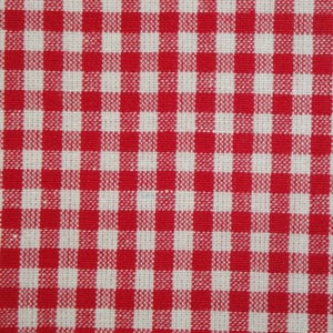 Diamond Textiles Providence Red White 1/8 Check Fabric | Farmhouse Country Cottage Cabin Home Decor Quilt Apparel Doll Making Sewing Fabric immagine 5