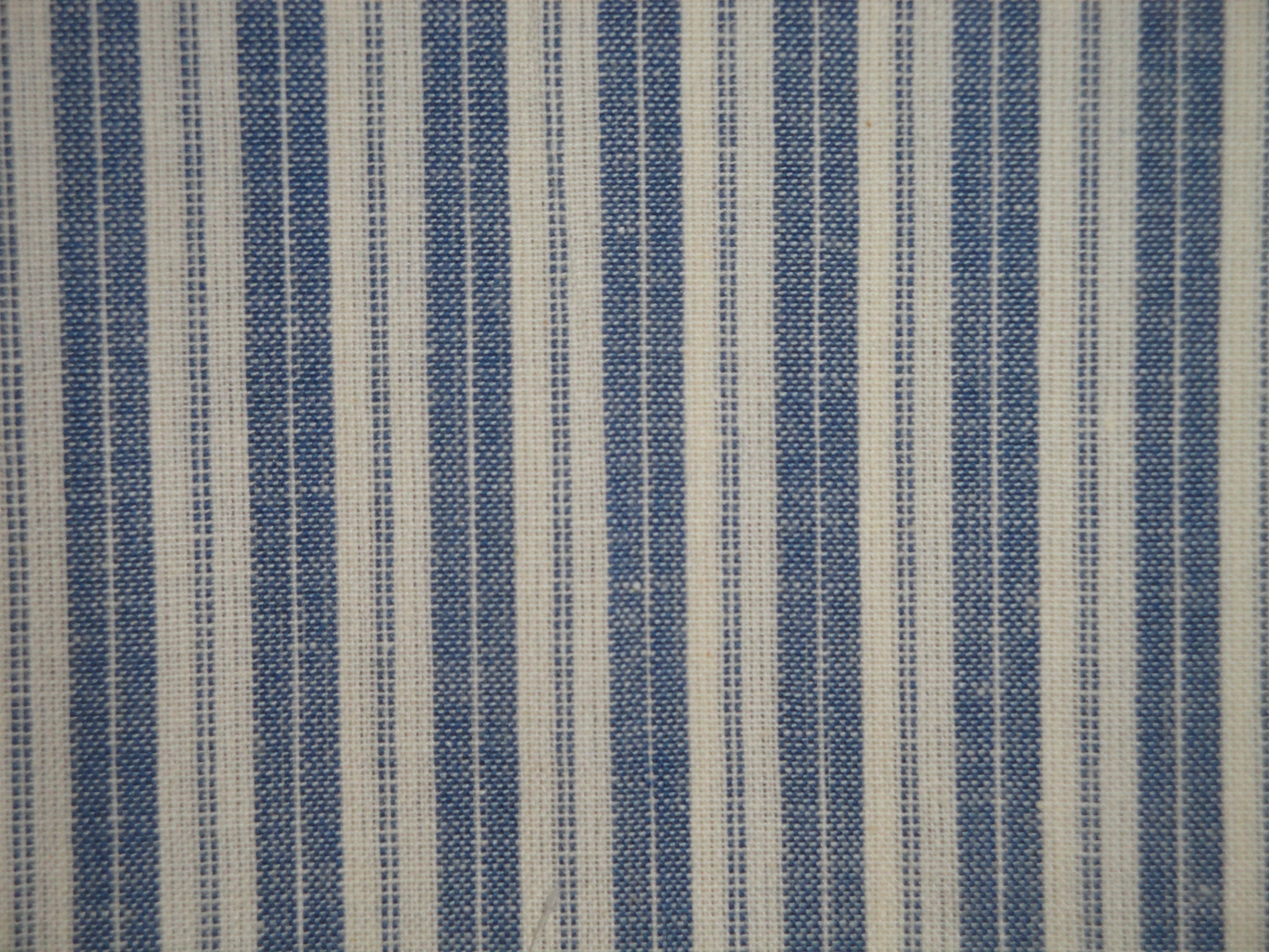 54 Blue Stripe Ticking Fabric - Per Yard [BL-TICK] - $5.49 :  , Burlap for Wedding and Special Events