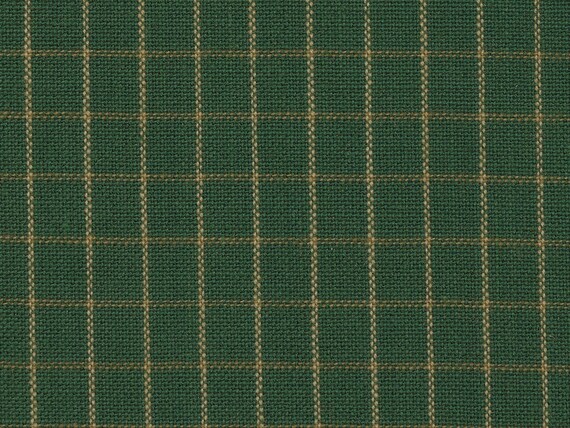 Brown And Tea Dye Plaid Cotton Homespun Fabric - Kittredge Mercantile