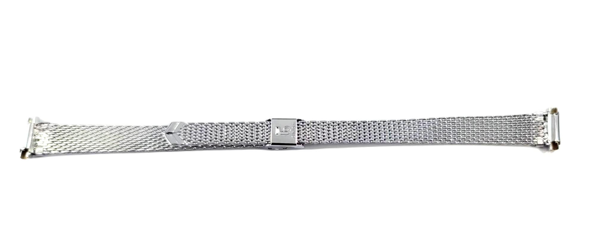 Bracelet De Montre En Acier Inoxydable Texturé - Largeur 10 Mm, Marque RHODIE-JC, Neuf, Fabrication Suisse