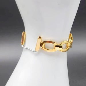 Vintage Bar Type 12-14mm Stainless Steel Watch Band With Fold-Over Clasp