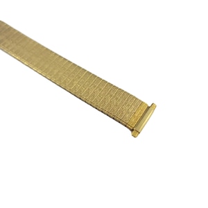 Vintage 17mm-22MM Expansion Replacement Watch Band/Strap in Thick Brass Color