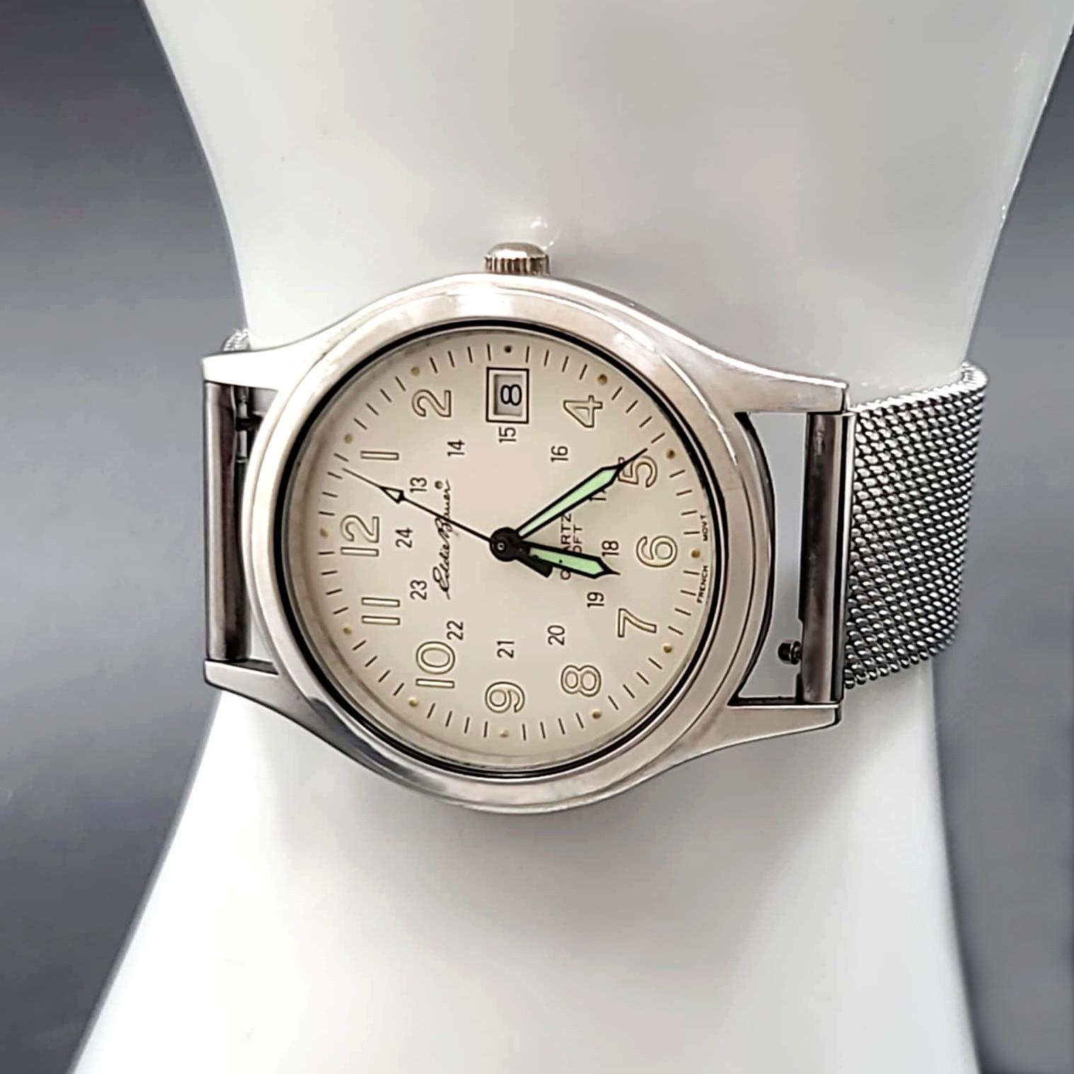 Eddie Bauer Womens Field Watch V214 With Military Time/24hr Dial