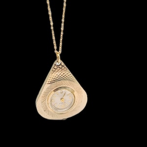 Caravelle by Bulova Vintage Pendant Wind Up Watch