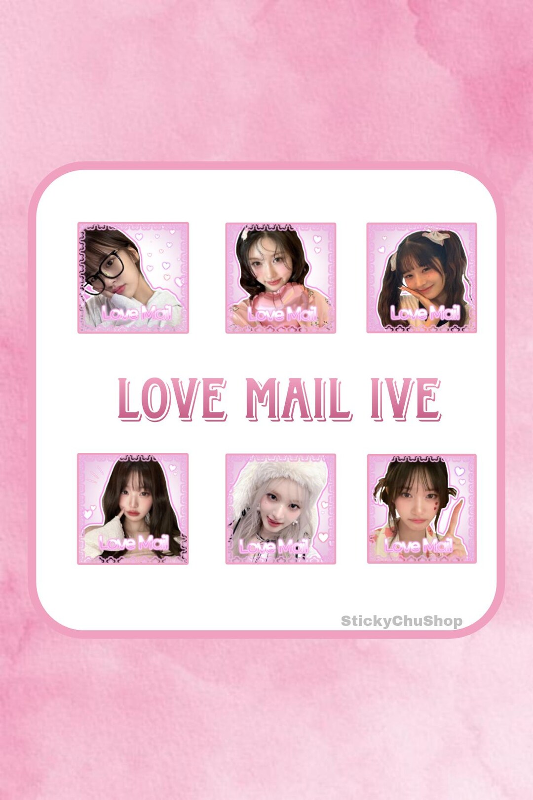 Sticker Mail I've IVE Love Mail Sticker - Etsy