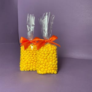 Lemon Skittles: Yellow Candy Party Favors, Birthday Gift (9.2 oz Boxed Bag w/Bow)