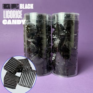 Ripples Black Licorice Candy, Licorice Sweets, Finnska Ripples Black Licorice gift box, Licorice Candy, soft and juicy, Premium Easter gift