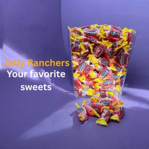 Jolly Rancher Bonbons, Geschenkverpackung Candy Bag / Tube, Sommer Pool Party Favor, Geburtstag Geschenkidee, amerikanischer Feiertag Leckerei, süße Regenbogen Süßigkeit