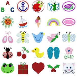May include: A set of 36 colorful embroidered iron-on patches featuring various designs, including animals, numbers, letters, and objects. The patches are perfect for adding a personal touch to clothing, bags, or other fabric items.